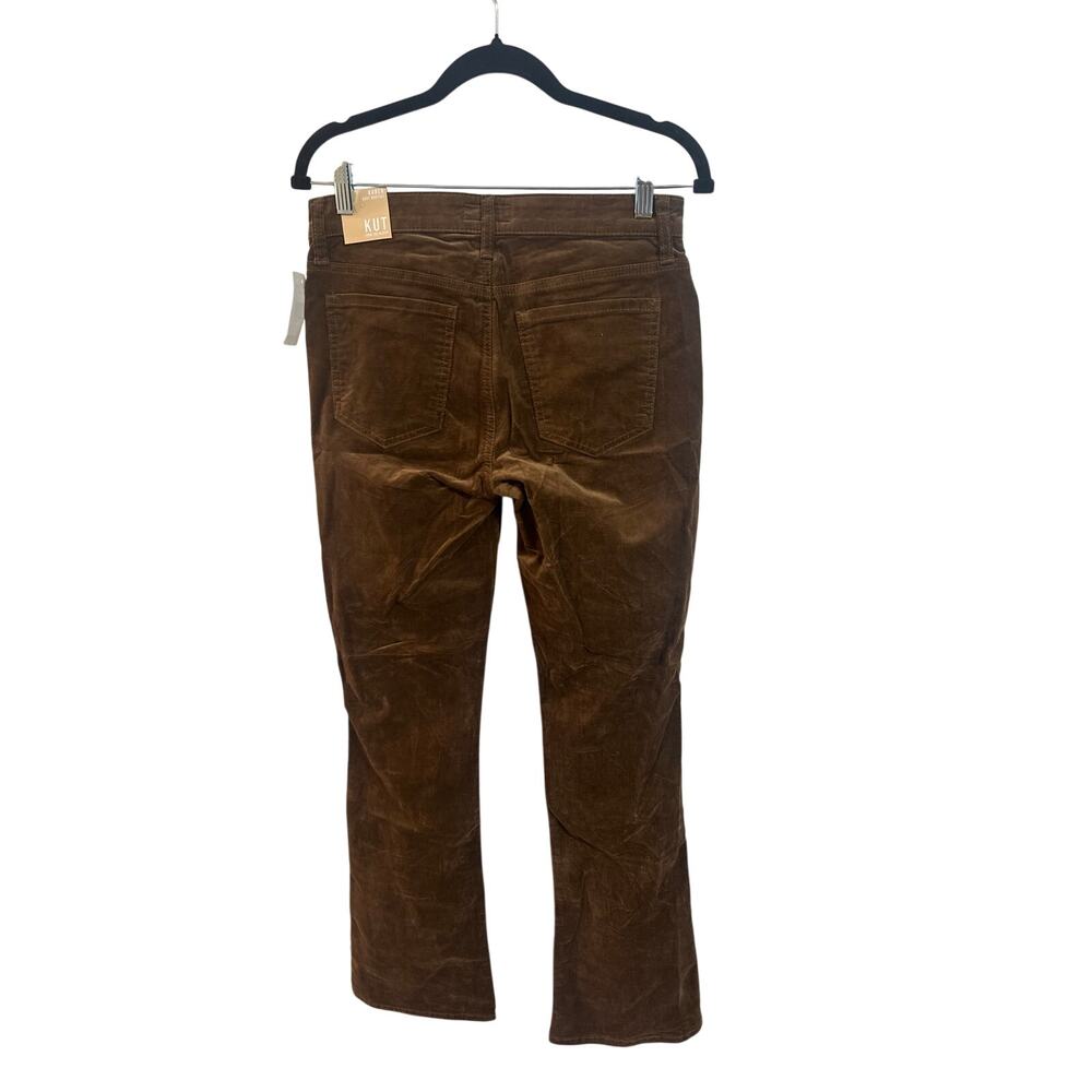Kut From The Kloth NWT Karen Baby Bootcut Jeans Sz 4 Cognac Brown - Picture 3 of 6